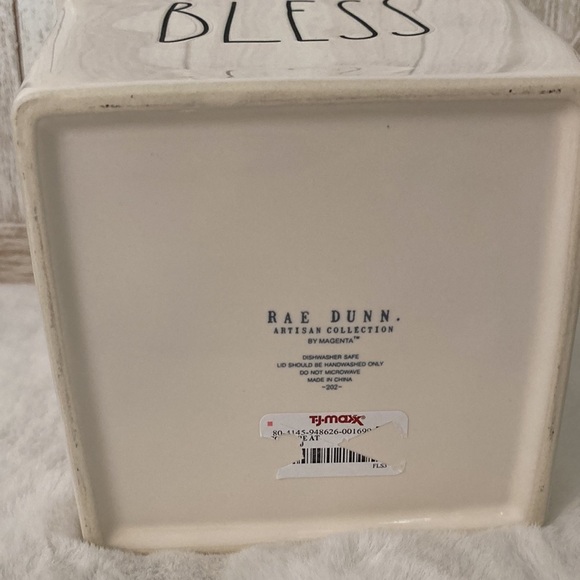 Rae Dunn Bless Cookie Jar - Picture 9 of 9